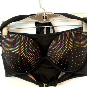Shade & Shore (Target) Black Gemmed Bikini